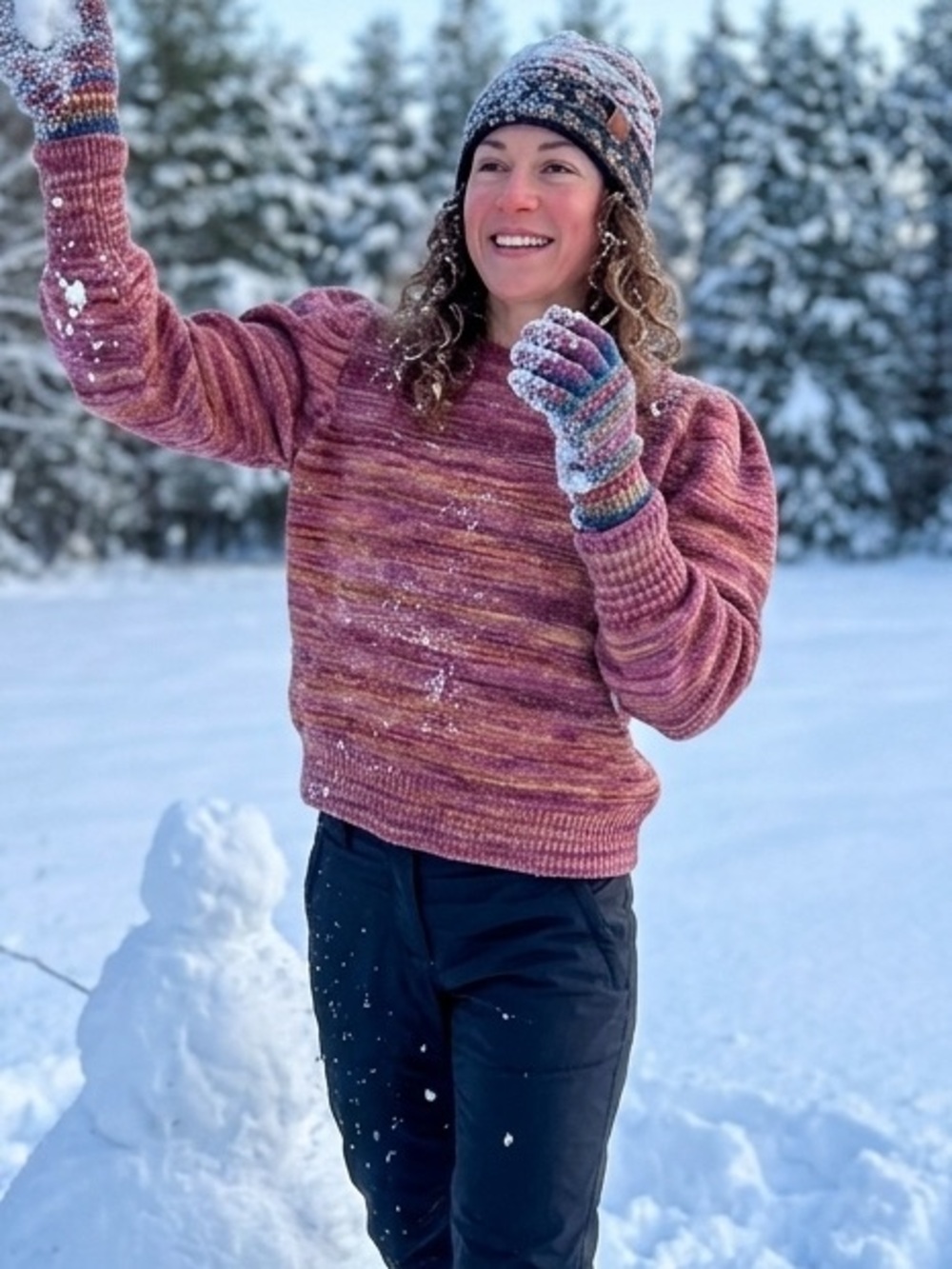 Room 34 Marled Knit Sweater